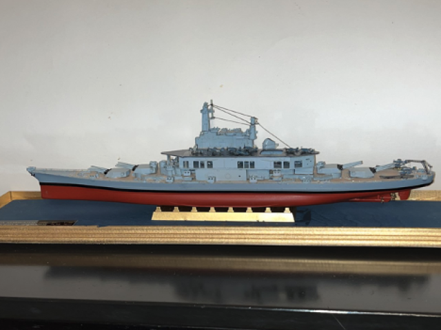 The completed model.